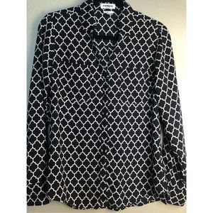 Express Portofino women casual longsleeve shirt Slim Size S/P